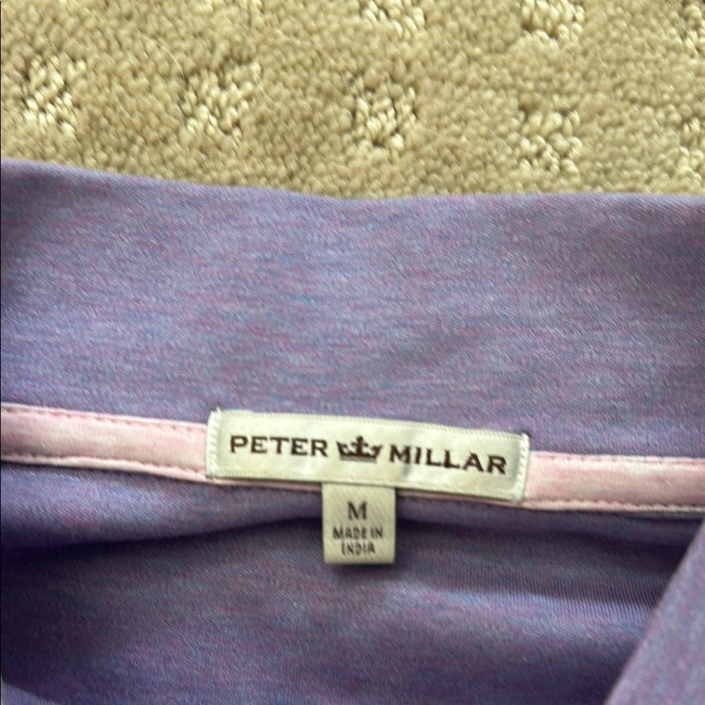Peter Millar Lavender Quarter-Zip Pullover - image 3